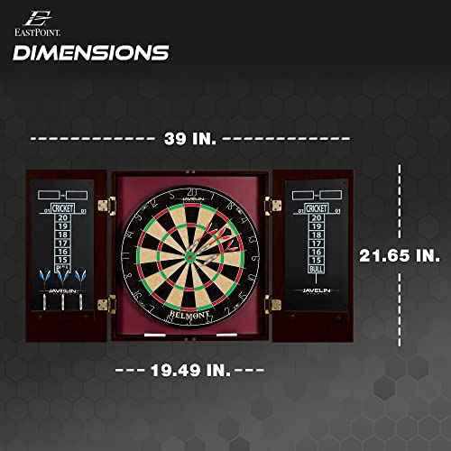 EastPoint Sports Belmont Bristle Dartboard and Cabinet Set