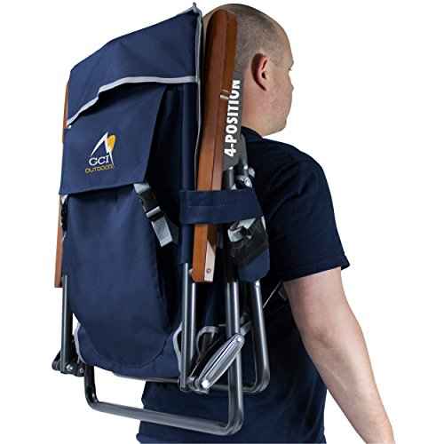 GCI Outdoor Wilderness Reclining Portable Backpack Chair