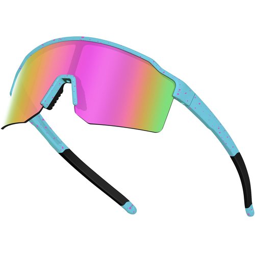 FMY TR90 Unisex Bike & Softball Sunglasses, Polarized UV400 Sports Glasses for Running/Cycling/Baseball