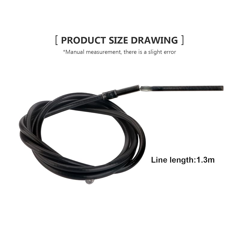 Front Brake Cable for Segway Ninebot Max G30 Electric Scooter - 130cm Steel Cable