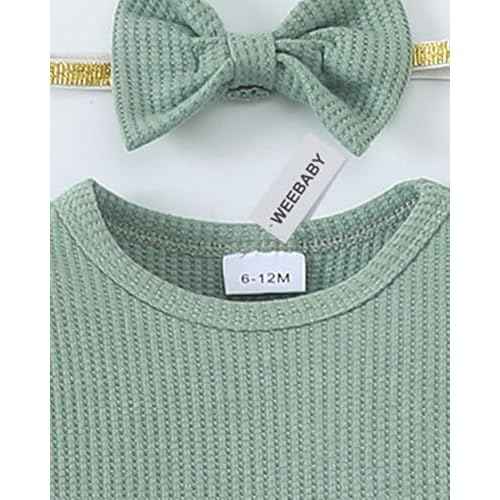 Weebaby Toddler Girl Clothes Infant Girl Sweatsuit Baby Pant Set Outfits Fall Winter Clothing Little Clothes for Girl