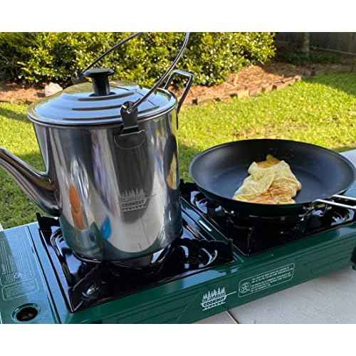 King Kooker Mr. Outdoors Cookout Model # MOC24S Double Butane Stove with Carry Bag, Green, Xlarge