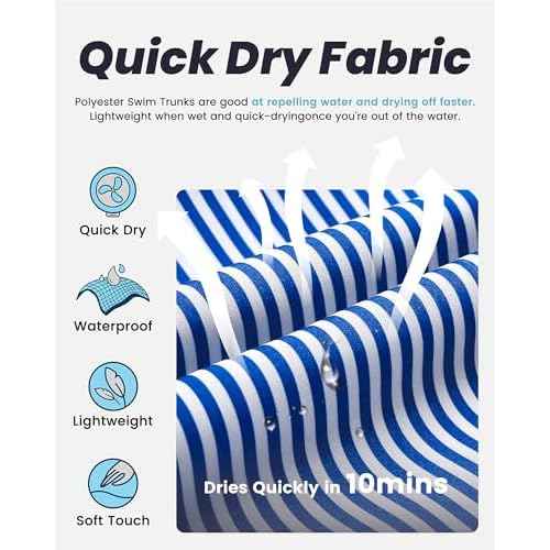 maamgic Mens Swim Trunks Quick Dry Swim Shorts with Mesh Lining Funny Swimwear Bathing Suits 7inch