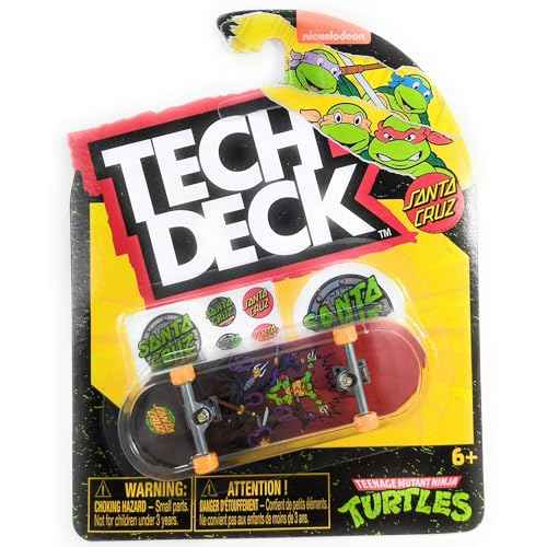 TECH DECK Fingerboard Skateboard Single Pack (Assorted Styles)