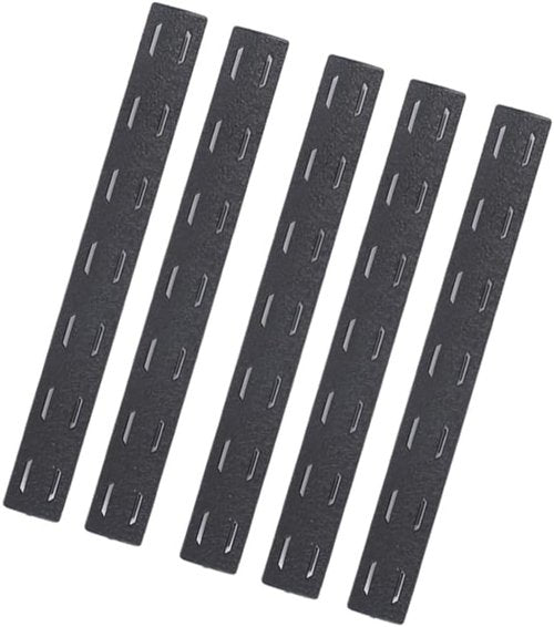 LOTGAUEN Picatinny Rail Polymer 5Pack Polymer Rail for M-Rail Black