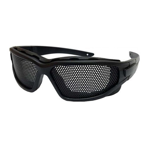 LVPETALIZE Wire Mesh Safety Glasses,Safety Goggles Breathable Shock Resistant Iron Mesh,Glasses for Military Cs Outdoor Game Fans Activity