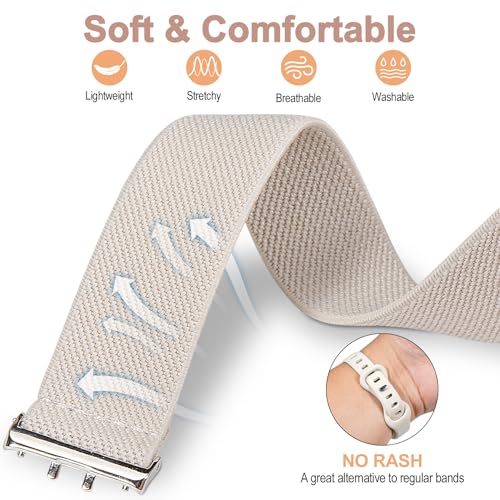 Conidido 5 Pack Sporty Nylon Watch Bands for Galaxy Fit 3 SM-R390 - Adjustable, Lightweight, Elastic - Variation Pack2