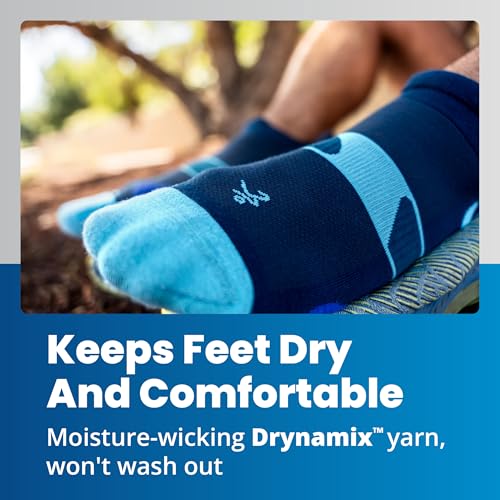 Balega UltraGlide No-Show Running Socks - Medium Legion Blue