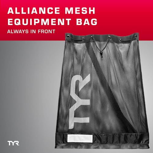 TYR Alliance Mesh Equipment Bag - Pink & Purple Swim Gear Storage