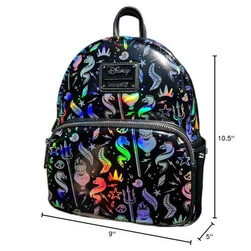 Loungefly Little Mermaid Iridescent Ursula AOP Mini Backpack Toyz N Fun Exclusive