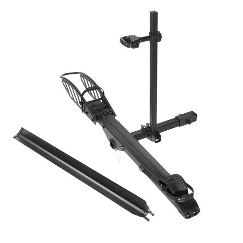 Sole R 1-Bike Rack, Hitch-Mount Platform E-Bike Rack with Ramp, 100 lbs Capacity, Fits Car, SUV, Truck, RV, Van with 2-Inch Receiver and Up to 5-Inch Fat Tires Bicycle