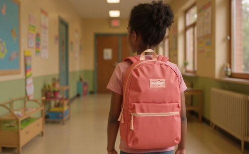 Trail maker Classic 17 inch Backpacks with Adjustable Padded Straps | School Backpacks for Girls, Boys (Coral)