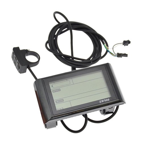 Bloepum 24-72V SW900 LCD Display Control Electric Bicycle Speed Meter Speedometer Wired Speed Counter Code Table E-Bike