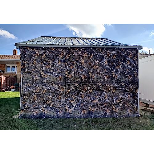 Heavy Duty Waterproof UV Resistant Tarpaulin 12x16 Feet Tree Camo - 9 Mil