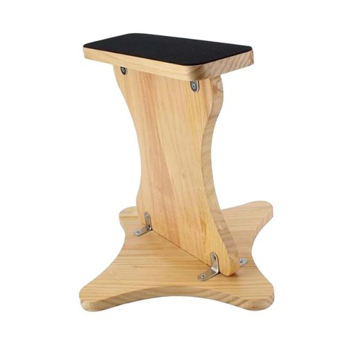 Vaveren Cheerleading Balance Trainer, Wooden Cheer Flyer Stand Accessory, Versatile Athletic Balance Board, Improve Balance Flexibility Trainer for Sports Home Gym Flexibility Core Strength