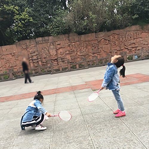 TINTON LIFE 1 Pair Badminton Racket for Boys and Girls Indoor/Outdoor Sport Game(Blue)