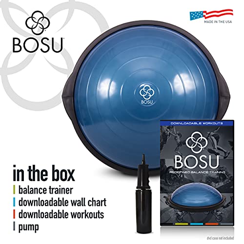 BOSU Sport Balance Trainer, Travel Size Allows for Easy Transportation and Storage, 50cm,