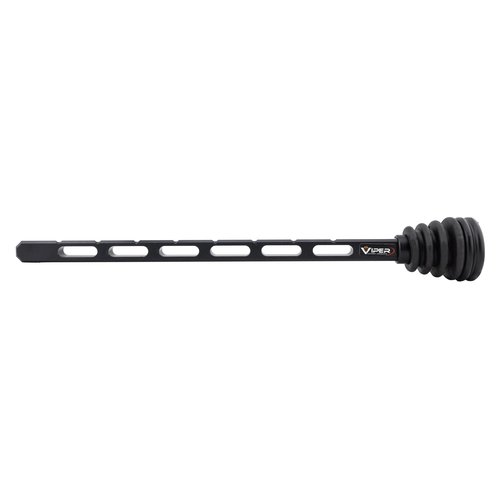 Viper Archery - Dovetail Riser Stabilizer for Compound Bows - Fits Directly in Bow Riser. Adjustable Length, Includes Lock Knob, Dampener & Weights - Archery Stabilizer Proundly Made in USA (10-inch)