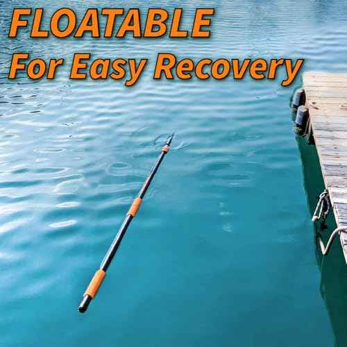 Boat Hook for Docking with Telescoping Extension Pole // Durable, Floating, Lightweight and Sturdy Telescoping Boat Hook Pole // the Ultimate Boat Pole for Docking, Push-Pull and Boating