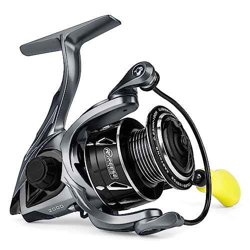 KastKing Skeet Reese Icon Spinning Reel, Carbon Rotor with Aluminum Body Fishing Reel, 6.2:1 Gear Ratio, 10 + 1 Stainless Steel Ball Bearings,17.6 Lbs Max Drag, TPE Handle Knobs