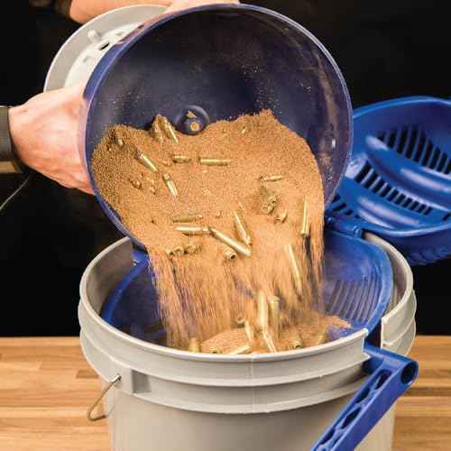 Frankford Arsenal Quick-N-EZ Case Tumbler and Media Separator for Brass Cleaning & Polishing, Ammo Reloading, Gunsmithing