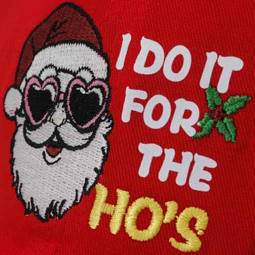 Embroidered Baseball Cap Golf Dad Hat Adjustable Original Classic Low Profile Cotton Cap Red Santa Hat Men Women