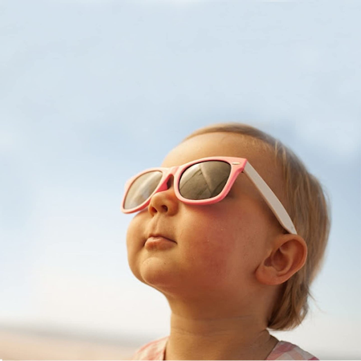 Braylenz Kids Polarized Sunglasses, TR90 Unbreakable Shades Glasses for Boys Girls Age 3-10 (Pink Green/Blue Mirrored Lens)