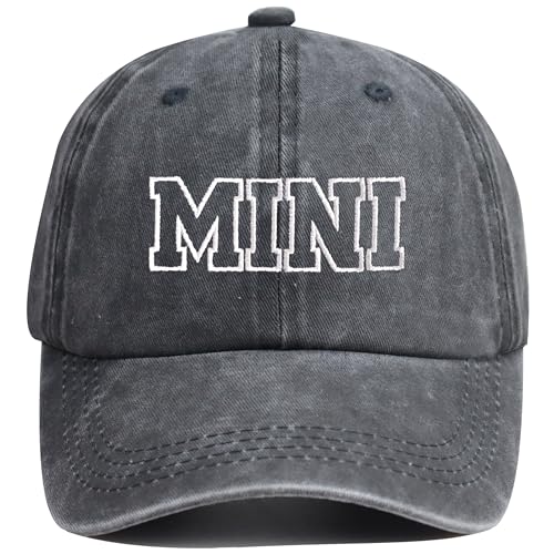 Mama and Mini Baseball Cap Set - Adjustable Cotton Parent-Child Hats - Black & Pink Variation