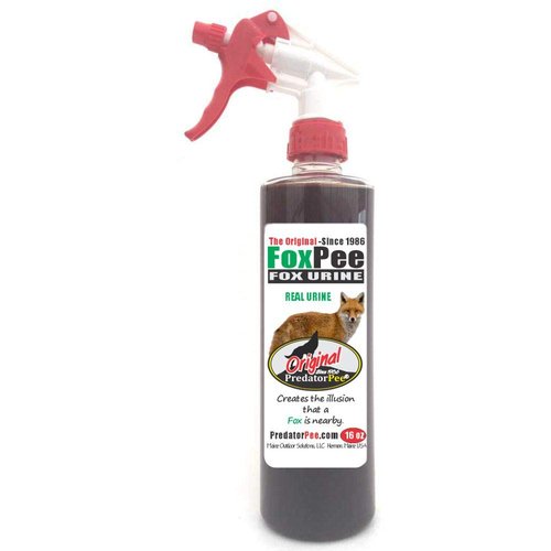 PredatorPee 100% Fox Urine - Territorial Marking Scent - Creates Illusion That Fox is Nearby - 16 oz