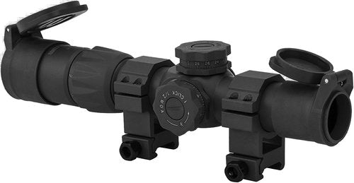 Monstrum Rubberized Flip-Up Rifle Scope Lens Covers (Eyepiece | 43-48 mm/1.7-1.9 inch Diameter)
