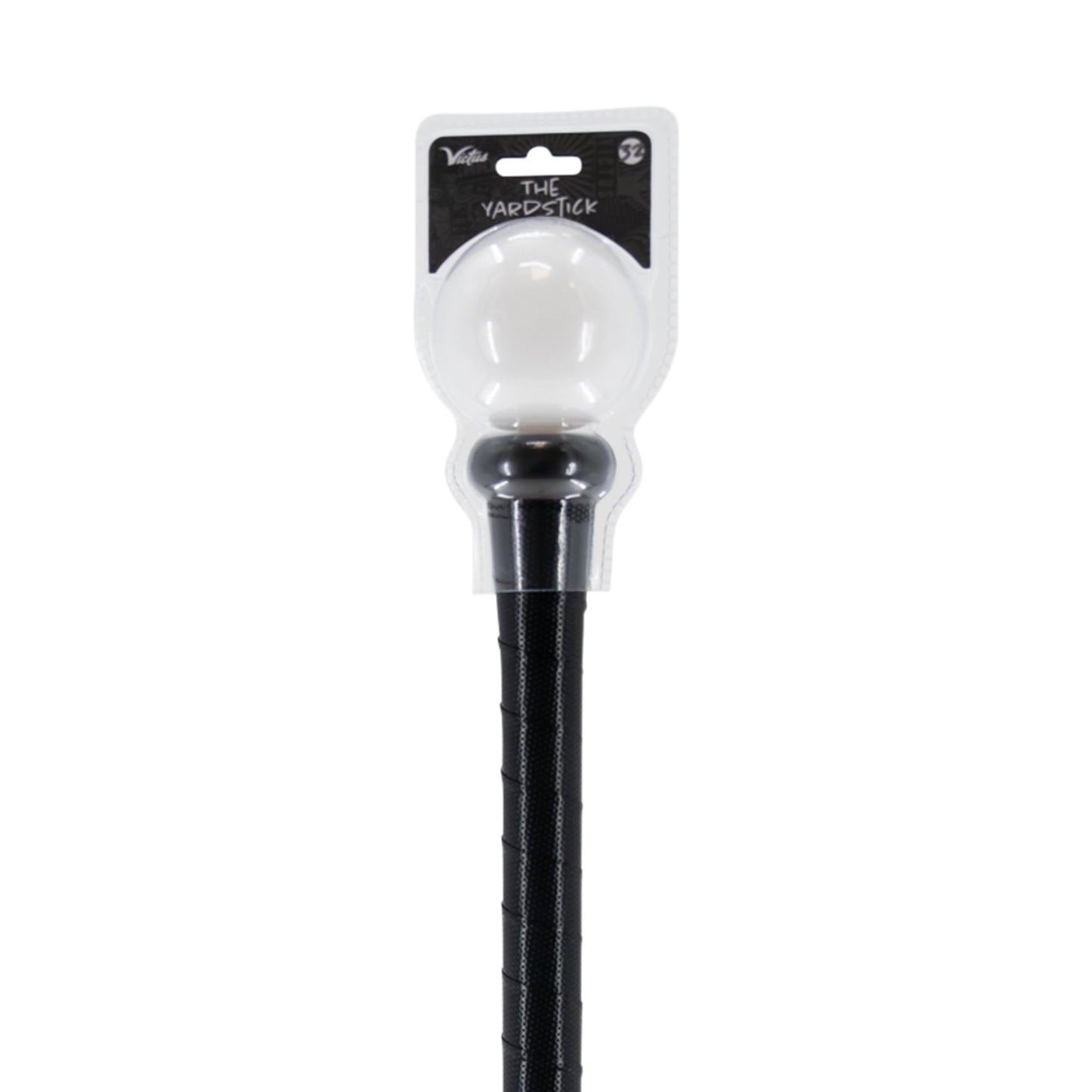 Victus Yardstick, Plastic Baseball Bat for Kids with Custom Plastic Ball, for Use on Turf or Grass, 2 5/8” Barrel and Soft Touch Grip, Lightweight Backyard Baseball Set, 32”
