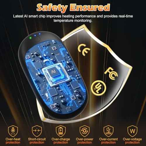 12000mAh Hand Warmers Rechargeable Portable Electric 2 Pack