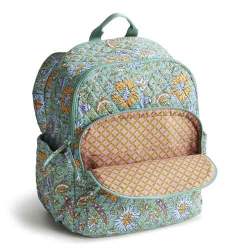 Vera Bradley Premium Cotton Bancroft Backpack, Gemstone Paisley