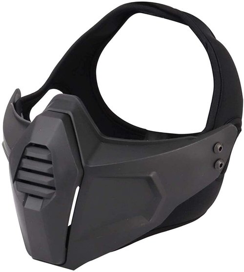 Fast Airsoft HelmetAirsoft Tactical Paintball Half Face Protection Mask and Goggles Set, for Paintball CS Game Set