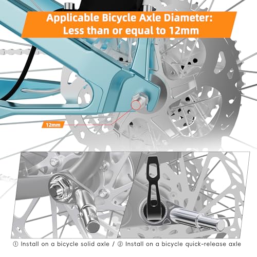Bicycle Trailer Hitch Coupler 12mm for Most Bike Trailers Silver