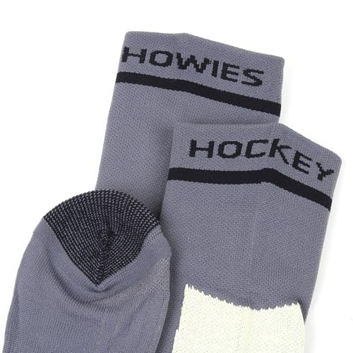 Howies Hockey Cut Resistant Socks - Youth & Adult Size Gray Large - Elite Comfort & Protection