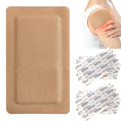 Extra Large Flexible Adhesive Bandages 5 x 3 Inches Rectangular - 24 Pack