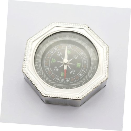 LIOOBO Compass Magnetic Survival Gear Octagonal Shape Educational Compass Geology Tool for Backpacking