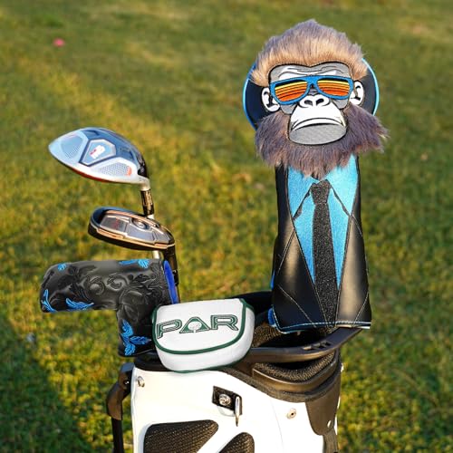 Craftsman Golf Gorilla Driver Headcover - Fun Golf Club Protector for Men