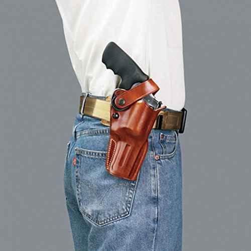 GALCO - Dual Action Outdoorsman Strongside/Crossdraw Belt Holster for S&W X FR 460 5", Right Hand (Tan)(DAO190)
