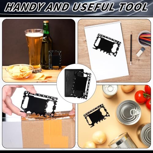 48 Pcs Credit Card Multitool Set - 46 in 1 Portable Wallet Tools - Black, Variation of THIS listing