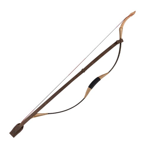 Valhalla Gear Archery Bow Shoulder Strap, Brown Leather, Handmade Sling, Bow Carrier, Hunting & Practice