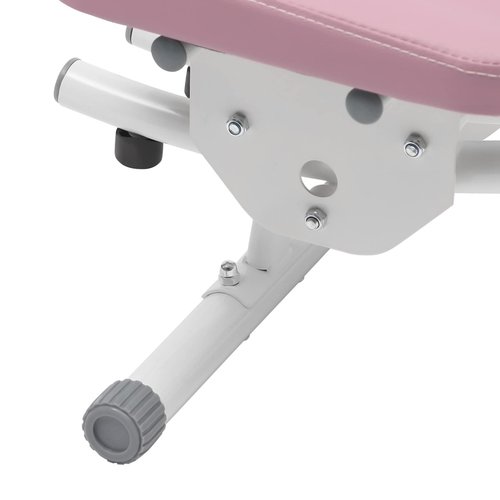 Ab Workout Equipment for Home Gym, Foldable Ab Machine Folding Core & Abdominal Exercise Machine Gear Adjustable Full Body Women Workout Exercise Fitness Equipment, 150kg/330lbs Weight Capacity (Pink)