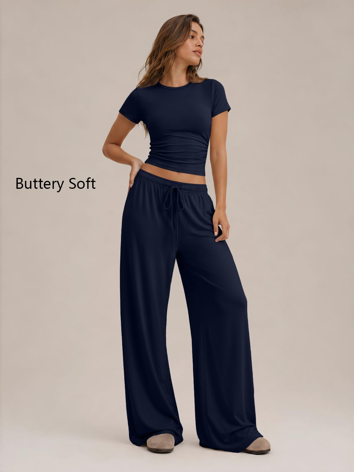 Trendy Queen Womens Plus Size 2 Two Piece Set 2026 Summer Workout Beach Vacation Cruise Gym Clothes Spring Fashion Lounge Matching Comfy Airport Travel Outfit Fitness Athleisure‌ Clothing