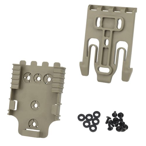 Tactical Holster Combination Adapter，Hunting Drop Leg Holster Thigh Belt with QLS Kit and Mid-Ride Belt Loop Platform