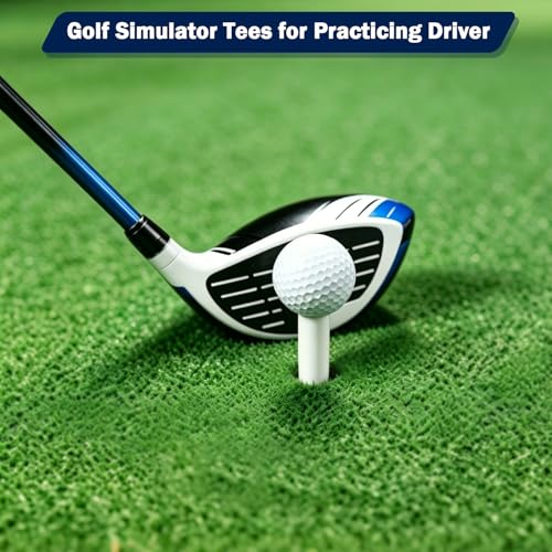 9-Piece Rubber Golf Tees for Mats and Indoor Simulators – 9 Sizes Included (Variation of THIS listing)
