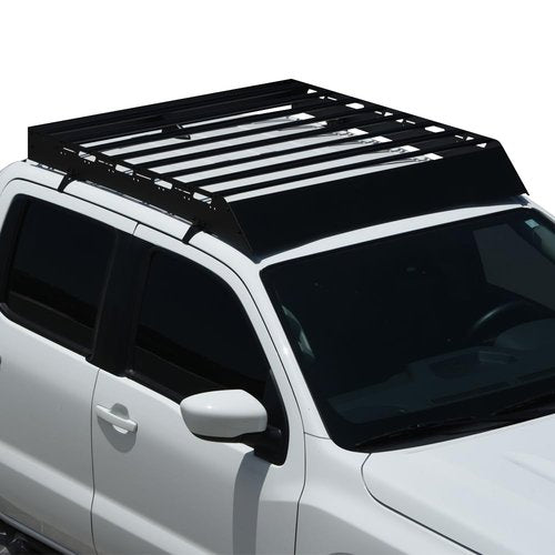 HS Power Black Modular Window Frames Roof Rack Cargo Basket Luggage Carrier with Wind Fairing Compatible with 2015-2022 Chevy Colorado/GMC Canyon Crew Cab