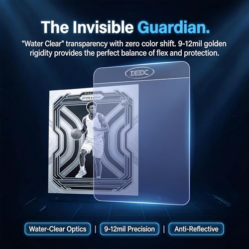 500Pcs Semi Rigid Card Holders for Trading Cards PSA BGS SGC Graded Card Sleeves