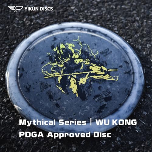 Yikun Disc Golf Fairway-Distance Hybrid Disc - White Limited Edition 170-176g