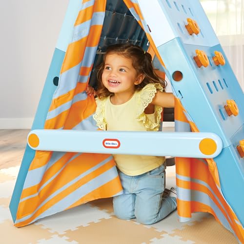 Little Tikes Campin??& Climb Wall, Active Play Climbing Wall and Tent, for Boys and Girls Ages 3+ Years